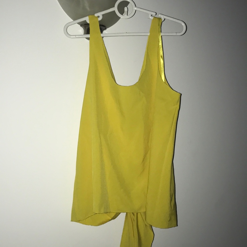 Yellow Rachel Roy Crop